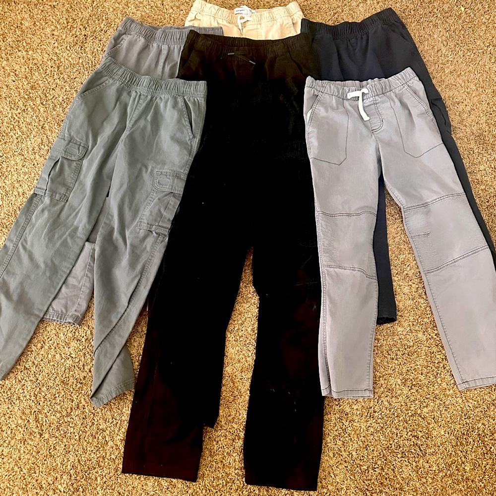 Lot of Boys Youth Pants - Size 12 - 8 pairs